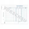 Libro de administración Avery 308 azul blanco