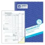 Libro de administración Avery 317 azul blanco