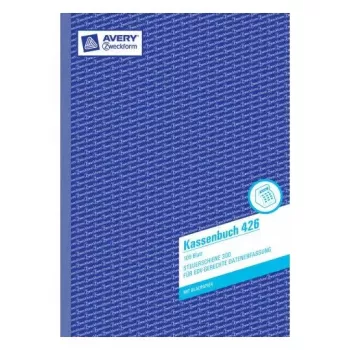 Libro de administración Avery 426 azul blanco