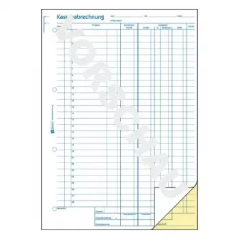 Libro de administración Avery 428 azul blanco amarillo