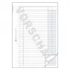 Libro de administración Avery 450 azul blanco