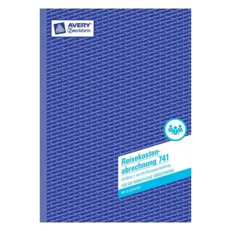 Libro de administración Avery 741 azul blanco