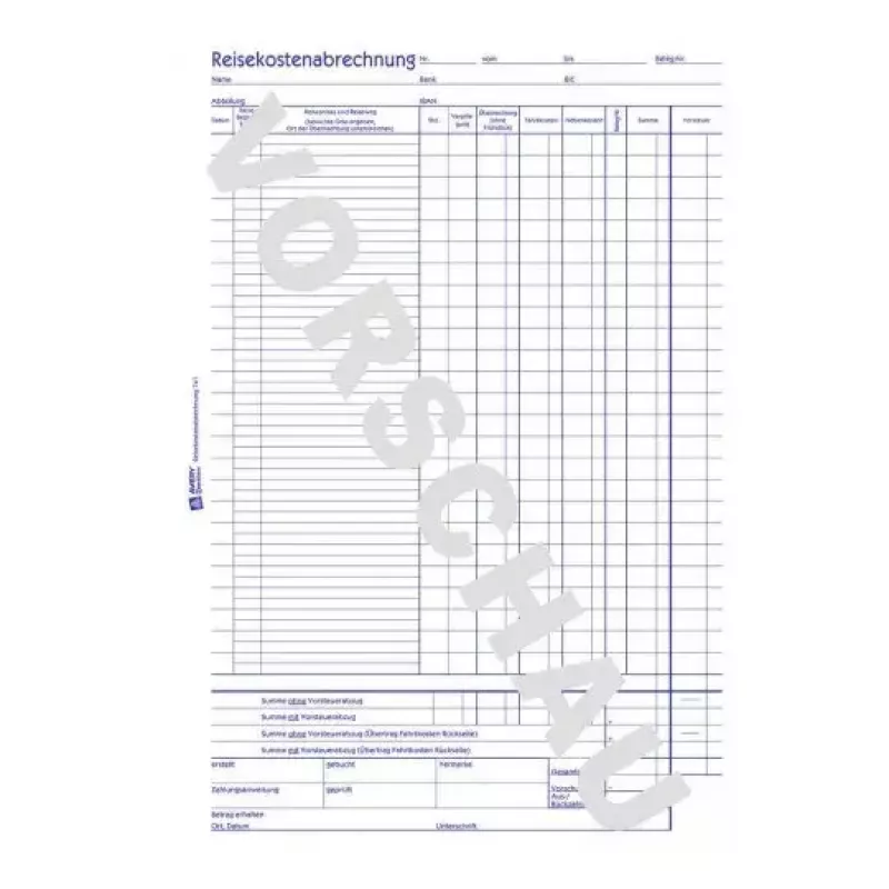 Libro de administración Avery 741 azul blanco