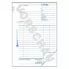 Libro de administración Avery 756 azul blanco
