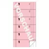 Avery Zweckform 831 Bloc de comandas para camareros (Bonbuch), 105 x 198 mm, rosa, 2 x 50 hojas