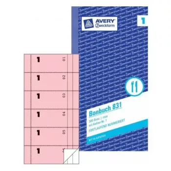 Ticket Avery 831 300 uds.