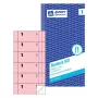 Avery Zweckform 831 Bloc de comandas para camareros (Bonbuch), 105 x 198 mm, rosa, 2 x 50 hojas