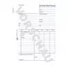 Libro de administración Avery 881 azul blanco