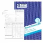 Libro de administración Avery 881 azul blanco