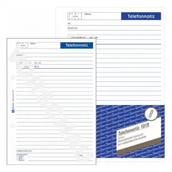 Avery Zweckform 1019 Talonario de notas telefónicas, A5, 50 hojas