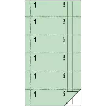 Etiqueta no adhesiva Sigel BO001 verde rectangular 105 x 200 mm