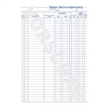 Libro de administración Avery 930 azul blanco