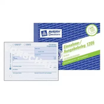 Libro de administración Avery 1205 azul blanco