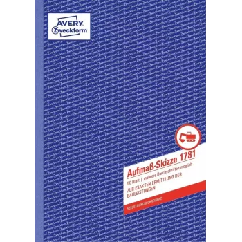 Libro de formularios de contabilidad AVERY 1781 A4 50 páginas