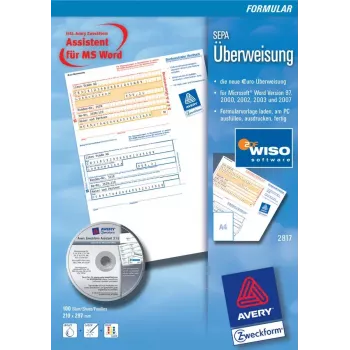 Formulario comercial Avery 2817