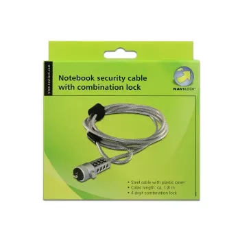 Cable de seguridad Navilock 20643 Plata 1,8 m