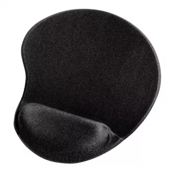 Alfombrilla de ratón Hama Ergonomic Negra