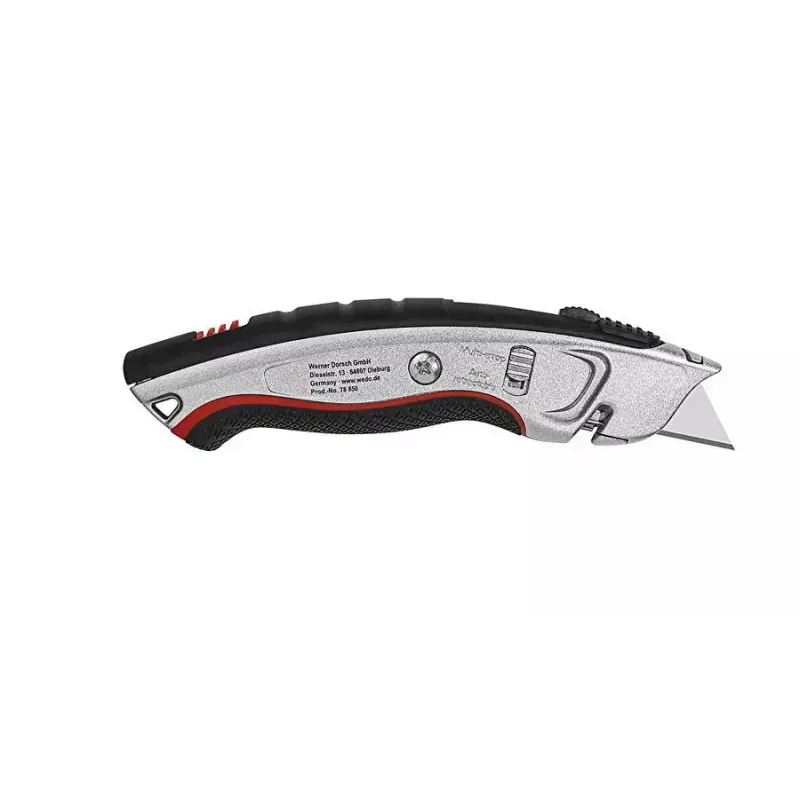 Cúter WEDO 78 850 Negro Plata Cuchilla fija