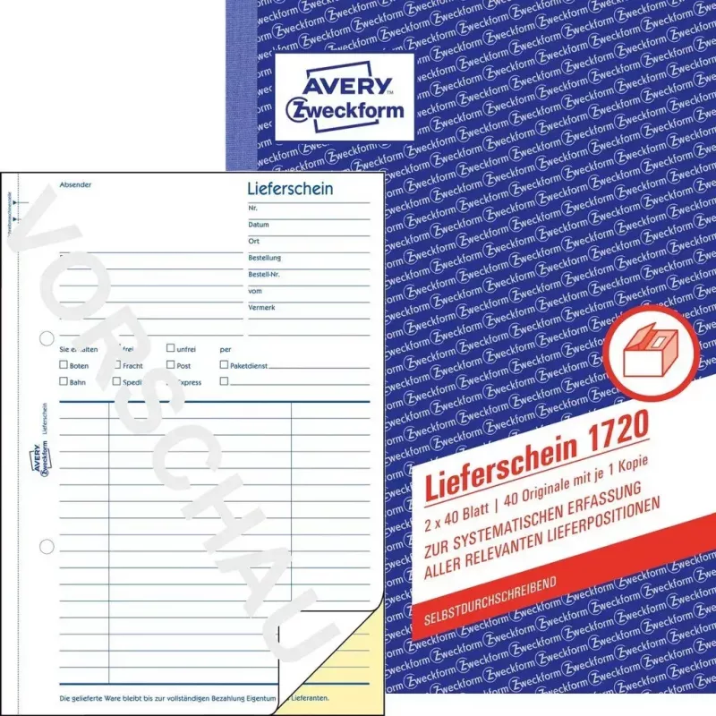 Libro de formularios de contabilidad A5 Avery 1720-5