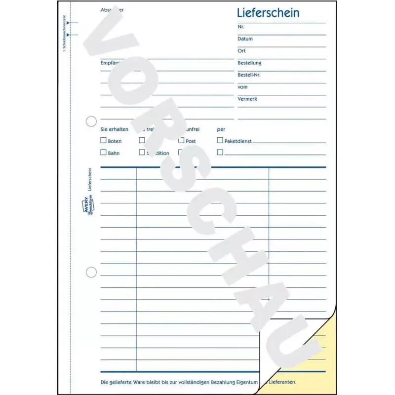 Libro de formularios de contabilidad A5 Avery 1720-5