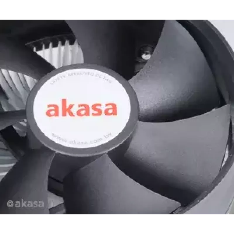 Sistema de refrigeración para procesador Cooler Akasa AK-CCE-7105EP 9,2 cm negro plata
