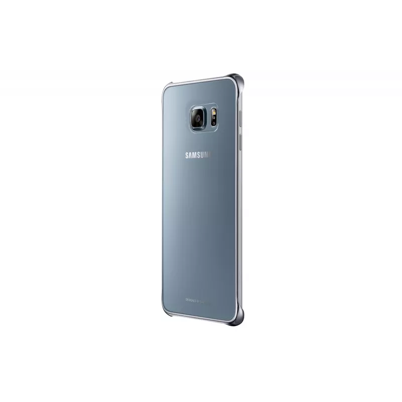 Samsung Clear Cover EF-QG928 tapa trasera para Galaxy S6 edge+, plata, transparente