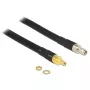 Cable coaxial DeLOCK 5m SMA/SMA CFD400 LLC400 negro