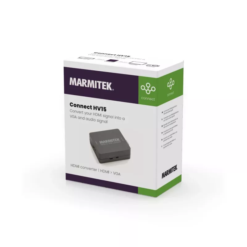 Marmitek Connect HV15 - Adaptador HDMI a VGA