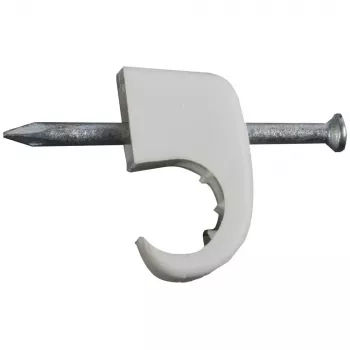 Clip para cables Fischer 94675 gris 100 unidades
