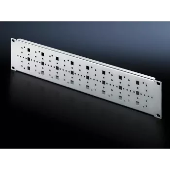 Rittal DK 7151.300 Placa de montaje para rack, 2U, 19"