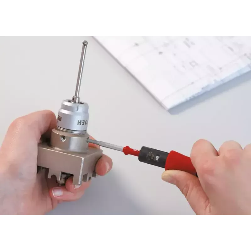 Wiha 26888 TorqueVario-S destornillador dinamométrico, 0,1-0,6 Nm, DIN EN ISO 6789