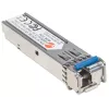 Módulo transceptor Intellinet óptico, fibra Gigabit WDM bidireccional SFP, puerto monomodo 1000Base-Lx (LC), 10 km, longitudes de onda: recepción (RX) 1550 nm y transmisión (TX) 1310 nm, WDM (Rx1550/Tx1310), conforme a MSA, equivalente a Cisco GLC-BX-U, Ethernet, fibra óptica