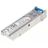 Módulo transceptor Intellinet óptico, fibra Gigabit WDM bidireccional SFP, puerto monomodo 1000Base-Lx (LC), 10 km, longitudes de onda: recepción (RX) 1550 nm y transmisión (TX) 1310 nm, WDM (Rx1550/Tx1310), conforme a MSA, equivalente a Cisco GLC-BX-U, Ethernet, fibra óptica
