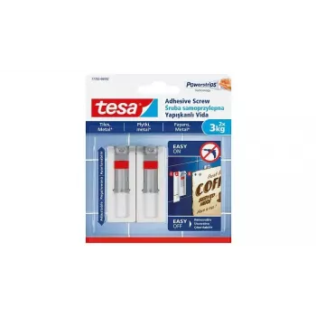 Ganchos universales TESA 77765 interior blanco 2 uds.