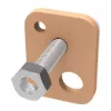 Ganchos universales TESA 77902-00000 beige interior y exterior 2 uds.