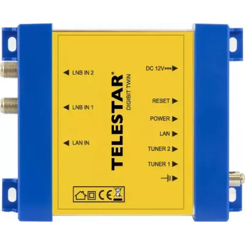 Multiconmutador de satélite Telestar DIGIBIT Twin 1 entrada 2 salidas