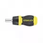 Destornillador Stanley Stubby Multibit Ratcheting 0-66-358