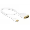 Adaptador de cable de vídeo DeLOCK 83986 Mini DisplayPort a DVI-D 0,5 m