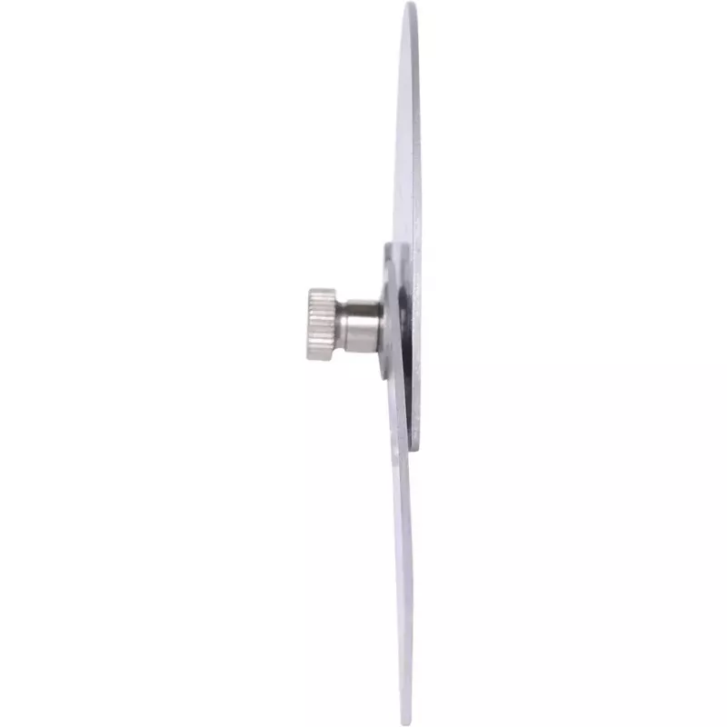 Transportador de semicírculo KS Tools 300.0700 acero inoxidable mate 220 mm