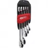 KS Tools GEARplus 503.4605 Juego de llaves combinadas de carraca reversibles, 5 uds., 8-19 mm