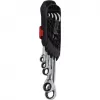 KS Tools DUO GEAR 503.5905 Juego de llaves combinadas, 5 uds., con función de carraca en el extremo abierto, reversibles
