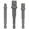 KS Tools 514.1105 Juego de adaptadores cuadrados de 1/4 de pulgada, 3 uds.
