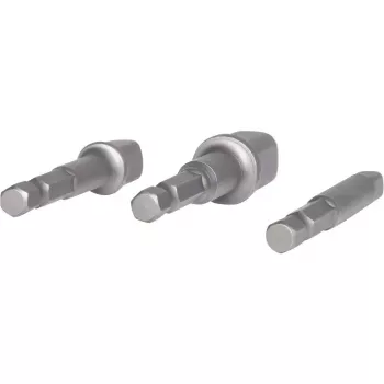 KS Tools 514.1105 Juego de adaptadores cuadrados de 1/4 de pulgada, 3 uds.