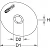 Accesorio de amoladora angular KS Tools 337.2005 1 ud.