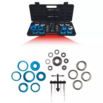 KS Tools 700.1280 Juego de herramientas de montaje para retenes, 24 uds.