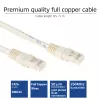 ACT Marfil Cable de red U/UTP CAT6 de 10 m con conectores RJ45