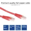 ACT Rojo Cable de red U/UTP CAT6 de 2 metros con conectores RJ45