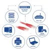 ACT Rojo Cable de red U/UTP CAT6 de 10 metros con conectores RJ45