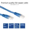 ACT Azul Cable de red U/UTP CAT6 de 1 metro con conectores RJ45