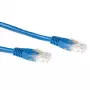 ACT Azul Cable de red U/UTP CAT6 de 2 metros con conectores RJ45